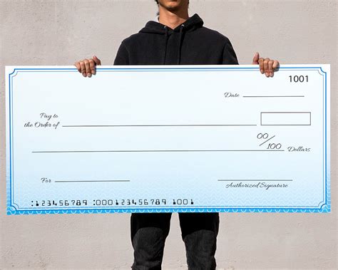 large check size.